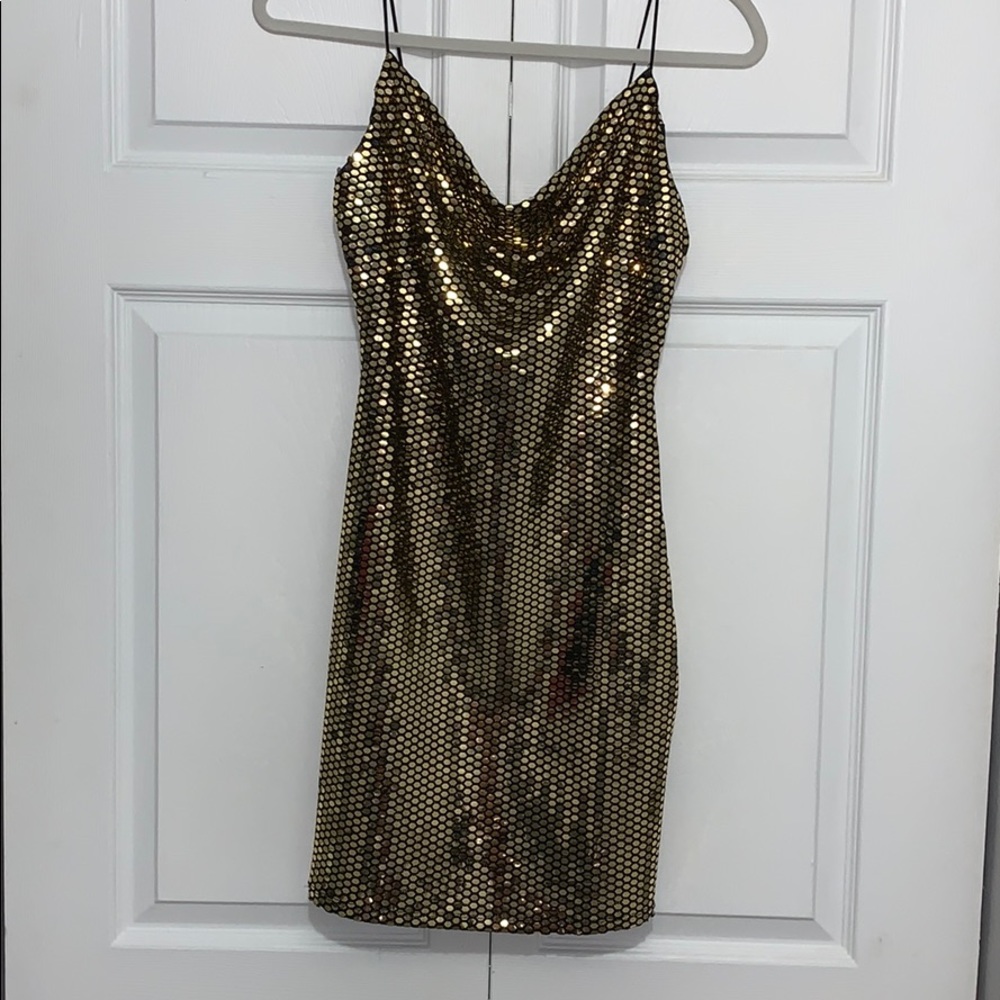 Gold Party Dress